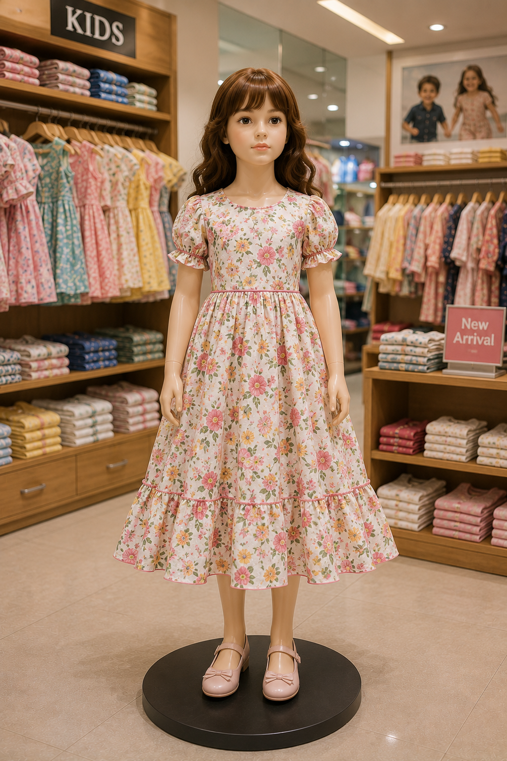 Floral Cotton Frock