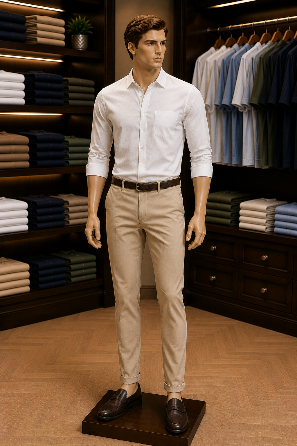 Cotton Chino Trousers