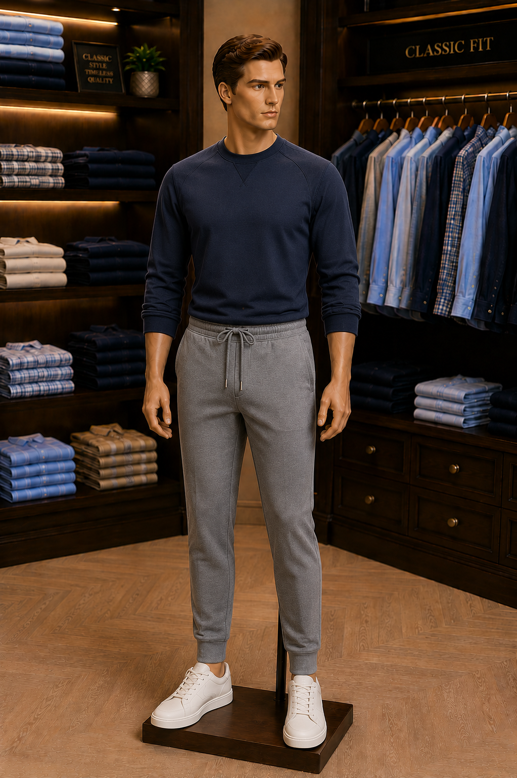 Jersey Jogger Track Pant