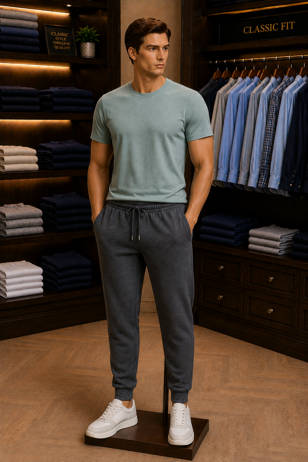 Fleece Lounge Track Pant
