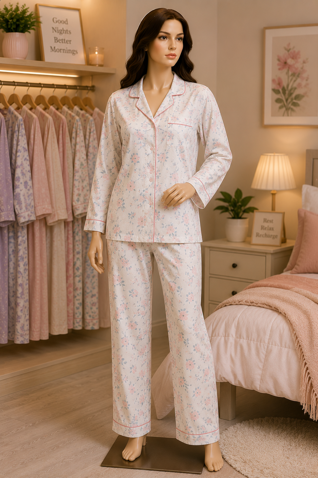 Cotton Night Suit Set