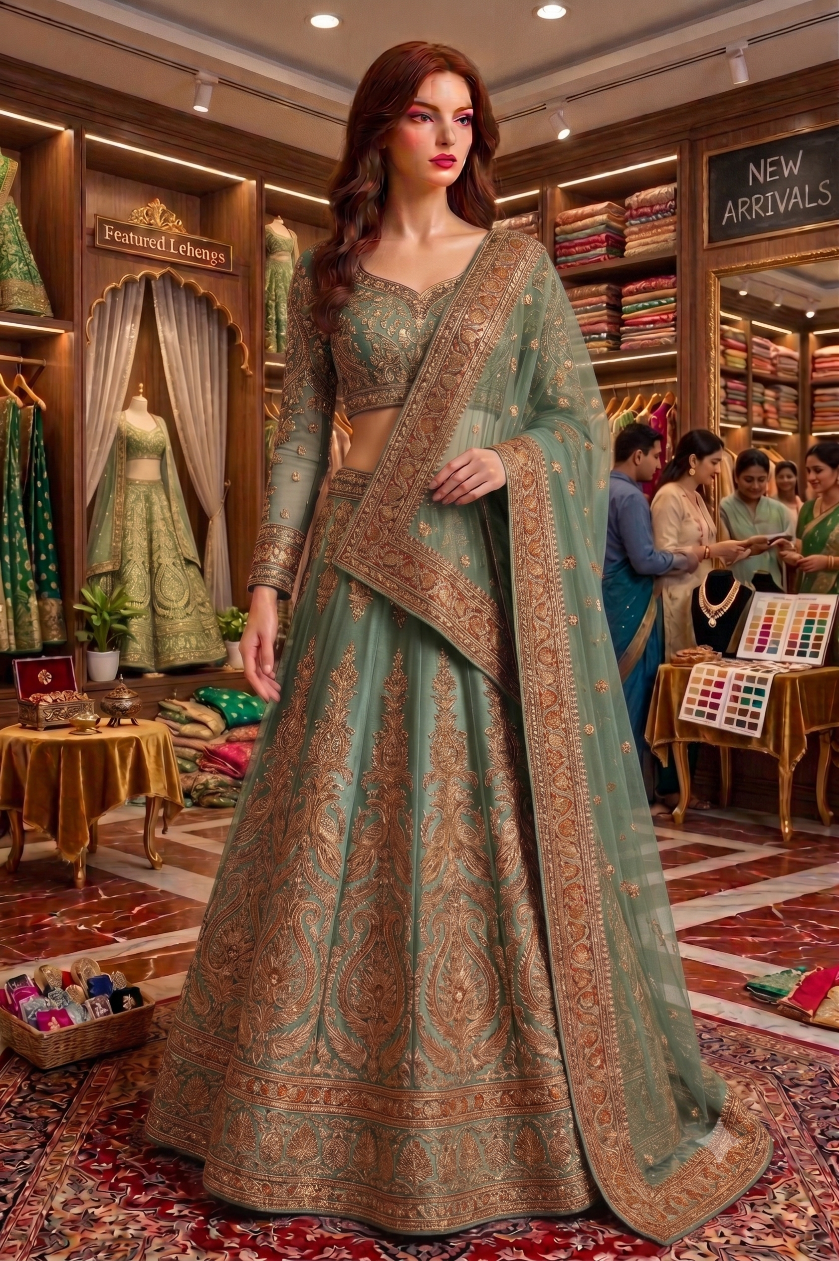 Silk Lehenga Choli Set