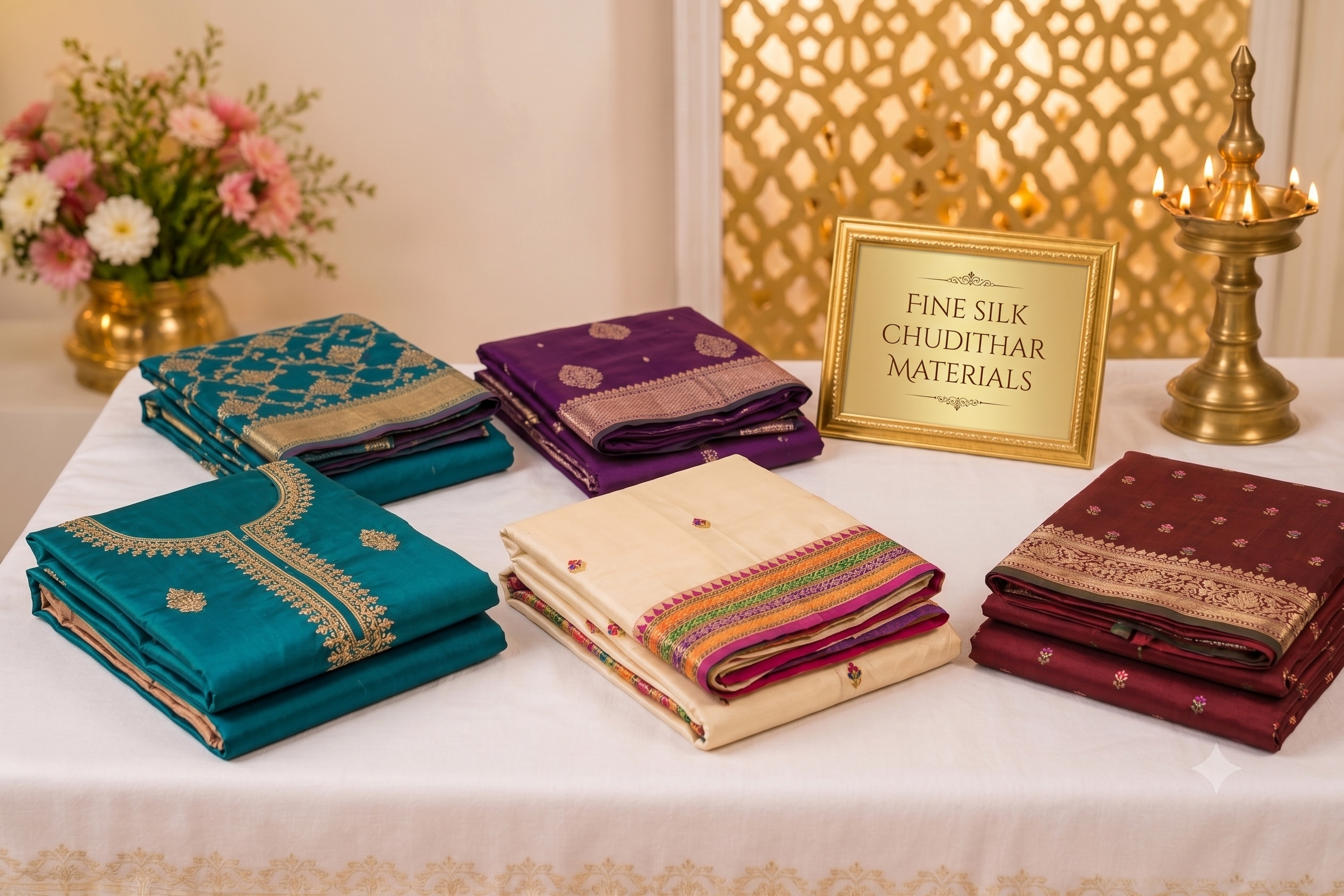Silk Chudithar Material